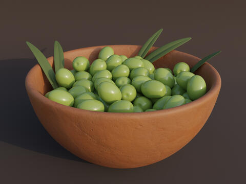 A bowl of Olives
