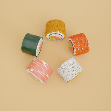 Rolling Sushi Rolls