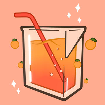 Orange Juice Box