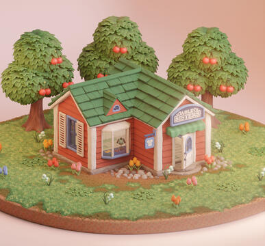 Able Sisters Shop from Animal Crossing Wild World